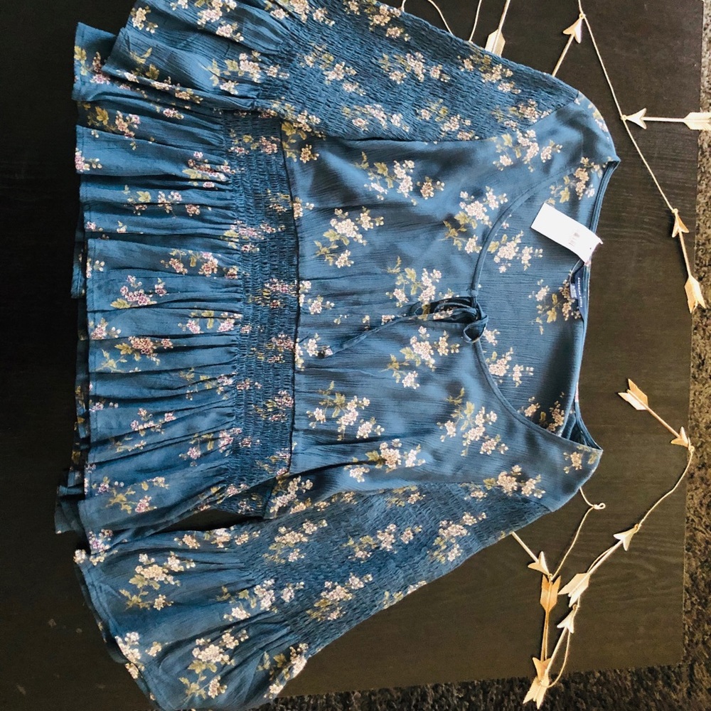 blue blouse